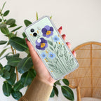 Pansies flowers Transparent Silicon Case For iQOO Z9s 5G