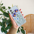 Pansies flowers Anti Yellow Case For Motorola Edge 40 Neo 5G
