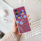 Pansies flowers Anti Yellow Case For Motorola G85 5G