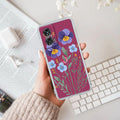 Pansies flowers Anti Yellow Case For Motorola G96 5G