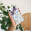 Pansies flowers Transparent Silicon Case For Nothing Phone 3