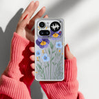 Pansies flowers Anti Yellow Case For Nothing Phone 4A Pro 5G