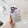 Pansies flowers Transparent Silicon Case For OnePlus 13R 5G