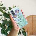 Pansies flowers Transparent Silicon Case For OnePlus Nord 2 5G