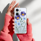 Pansies flowers Anti Yellow Case For OnePlus Nord 3 5G