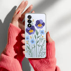Pansies flowers Anti Yellow Case For OnePlus Nord 5 5G
