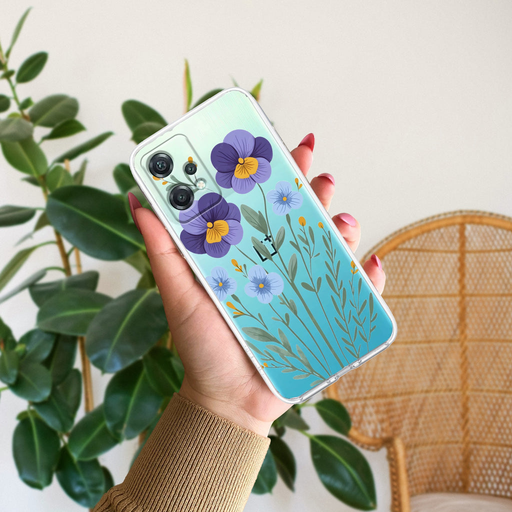 Pansies flowers Anti Yellow Case For OnePlus Nord CE 2 Lite