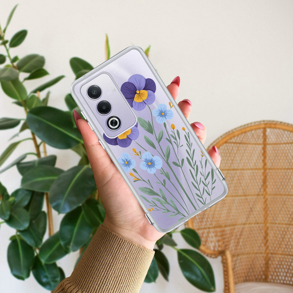 Pansies flowers Anti Yellow Case For Oppo A3 Pro 5G