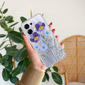 Pansies flowers Transparent Silicon Case For Oppo F33 5G