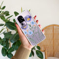 Pansies flowers Transparent Silicon Case For Oppo A78 5G