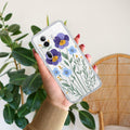 Pansies flowers Transparent Silicon Case For Oppo Reno 11 Pro 5G