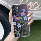 Pansies flowers Anti Yellow Case For Oppo Reno 12 Pro 5G