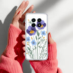 Pansies flowers Anti Yelllow Case For Realme 14 Pro Lite 5G