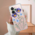 Pansies flowers Transparent Silicon Case For Realme 15 5G