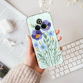 Pansies flowers Transparent Silicon Case For Realme P3 Pro 5G