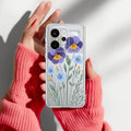 Pansies flowers Transparent Silicon Case For Realme P4 Power 5G