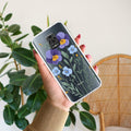 Pansies flowers Transparent Silicon Case For Redmi Note 9 Pro