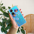 Pansies flowers Transparent Silicon Case For Vivo T2 5G