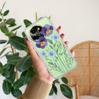 Pansies flowers Anti Yellow Case For Vivo T3X 5G