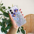 Pansies flowers Transparent Silicon Case For Vivo T5X 5G