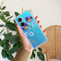 Pansies flowers Transparent Silicon Case For Vivo V29E 5G