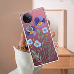 Pansies flowers Anti Yellow Case For Vivo V50e 5G