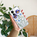 Pansies flowers Transparent Silicon Case For Vivo Y400 Pro 5G
