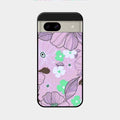 Peach Flower Glass Phone Cover for Google Pixel 8A 5G