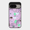 Peach Flower Glass Phone Cover for Google Pixel 9 5G
