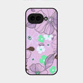 Peach Flower Glass Phone Cover for Google Pixel 9A 5G