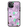 Peach Flower Glass Phone Cover for iPhone 11 Pro Max