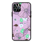 Peach Flower Glass Phone Cover for iPhone 11 Pro Max