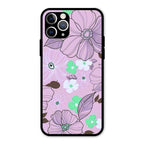 Peach Flower Glass Phone Cover for iPhone 11 Pro