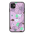 Peach Flower Glass Phone Cover for iPhone 11