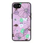 Peach Flower Glass Phone Cover for iPhone 17e