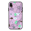 Peach Flower Glass Phone Cover for iPhone XR