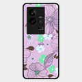 Peach Flower Glass Phone Cover for Iqoo 11 5G