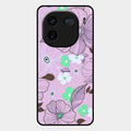 Peach Flower Glass Phone Cover for Iqoo 12 5G