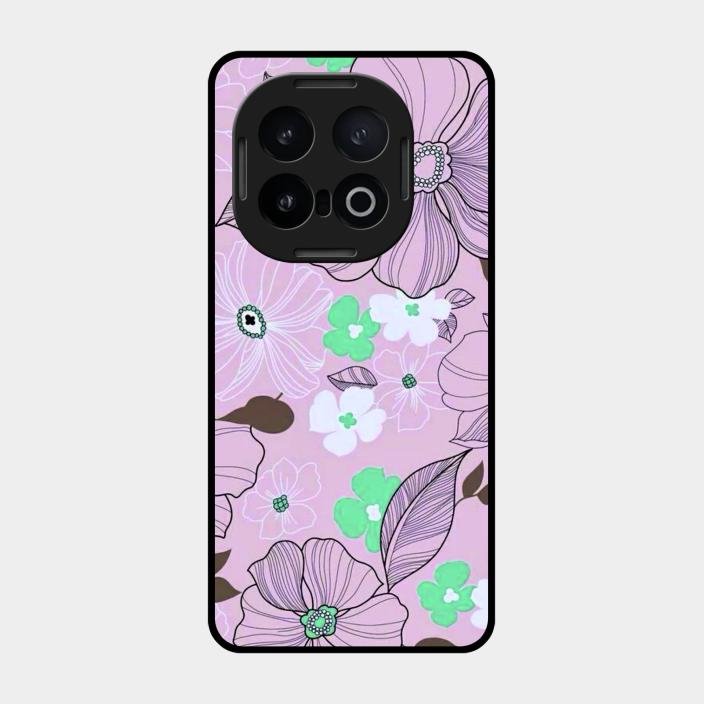 Peach Flower Glass Phone Cover for Iqoo 13 5G