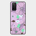 Peach Flower Glass Phone Cover for Iqoo 3 5G