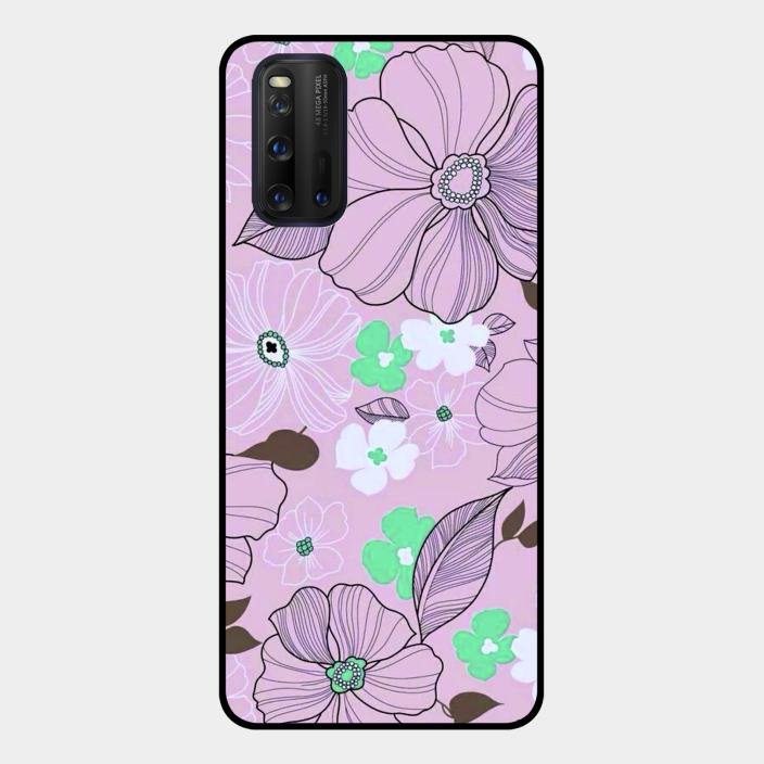 Peach Flower Glass Phone Cover for Iqoo 3 5G