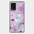 Peach Flower Glass Phone Cover for Iqoo 7 Legend 5G