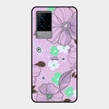 Peach Flower Glass Phone Cover for Iqoo 9 5G