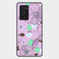 Peach Flower Glass Phone Cover for Iqoo 9 Se 5G