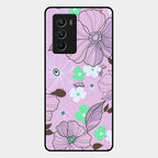 Peach Flower Glass Phone Cover for Iqoo 9 Se 5G