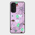 Peach Flower Glass Phone Cover for Iqoo Neo 9 Pro 5G