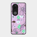 Peach Flower Glass Phone Cover for Iqoo Z10R