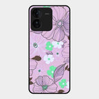 Peach Flower Glass Phone Cover for Iqoo Z9 5G