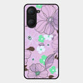 Peach Flower Glass Phone Cover for Iqoo Z9 Lite 5G