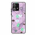 Peach Flower Glass Phone Cover for Motorola Edge 40 5G